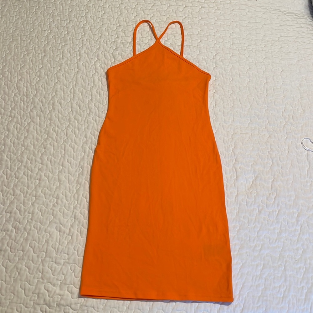 NWT H&M Mini Dress in Orange